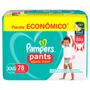 Imagem de Fralda Pampers Pants Ajuste Total Tamanho XXG com 78 Unidades Descartáveis