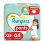 Imagem de Fralda Pampers Premium Care Pants Calça Tam. XG 11 a 15kg 64 Unidades