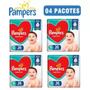 Imagem de Fralda Pampers Supersec Jumbo Vermelha 4 Pacotes Tamanho G Com 26 Unidades Cada 