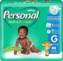 Fralda Personal Baby Soft & Protect Hiper G 60 Unidades Imagem de Fralda Personal Baby Soft & Protect Hiper G 60 Unidades
