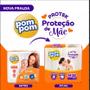 Imagem de Fralda Pom Pom Protek M com 28 unidades - 4 a 9 kg
