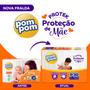 Imagem de Fralda Pom Pom Protek Proteção de Mãe Jumbo P com 30un