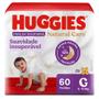 Imagem de Fralda Premium Roupinha Huggies Natural Care G 60 Un