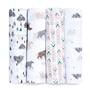Imagem de Fralda Swaddle Aden + Anais Essentials Bear Necessities - Pacote com 4