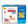 Imagem de Fralda Turma da Mônica Baby Tamanho P Pacote Mega 62 Unidades Descartáveis
