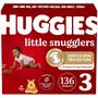 Imagem de Fraldas Huggies Little Snugglers Tamanho G (7-13kg) - Pacote com 136 Unidades