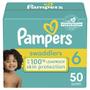 Imagem de Fraldas Tamanho 6, Pampers Swaddlers Fraldas Descartáveis bebê, Super Pack, 50 Conde