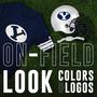 Imagem de Franklin Sports Brigham Young Cougars -BYU Kids College Football Uniform Set - NCAA Youth Football Uniform Costume - Capacete, Jersey, Chinstrap - Juventude M