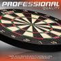 Imagem de Franklin Sports Bristle Dart Board - Dartboard de Fio de Aço Profissional - Placa de Dardos de Ponta de Aço de 18" de Tamanho Regulamentar - Dartboard Sisal Auto-Cicatrizante para Adultos