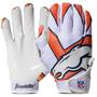 Imagem de Franklin Sports Denver Broncos Youth NFL Football Receiver Luvas - Luvas Receptoras para Crianças - NFL Team Logos e Silicone Palm - Youth S/XS Pair