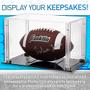 Imagem de Franklin Sports Football Display Case  Tamanho Completo Durável 