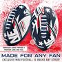 Imagem de Franklin Sports NFL New England Patriots Football - Futebol Juvenil Mini - Futebol de 8,5" - SPACELACE Easy Grip Texture- Perfeito para crianças!