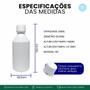 Imagem de Frasco 250ml Liso Com Tampa Rosca Para Xarope 2 Unidades