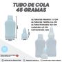 Imagem de Frasco 45G Vio Tubo De Cola Liquida Escolar Com Tampa 25Un