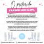 Imagem de Frasco Mini Gloss 2,5ml Plástico Rígido Com Batoque - 5unds