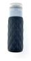Imagem de Frasco Pote Silicone Kit C/4 100 Ml Azul Creme Shampoo Viajem Necessaire