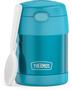 Imagem de Frasco Térmico Thermos Funtainer 300ml - Aço Inoxidável Azul-Petróleo com Colher