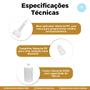 Imagem de Frascos Para Tinta Com 100ml e Bico Aplicador Com Tampa 50u