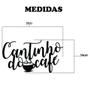 Imagem de Frase Cantinho Do Café Mdf Decorar Aplique Letreiro Cozinha