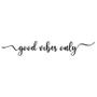 Imagem de Frase de Parede Good Vibes Only MDF Decorativo 3mm Casa Sala Quarto Ambiente Lettering Placa