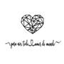 Imagem de Frase de Parede Para Nós Todo Amor do Mundo Lettering Letras Decorativo Quarto Cabeceira + Coração geométrico Mdf