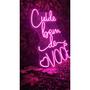 Imagem de Frase em Neon Led - Cuide Bem de Você 50cmX30 Letreiro Luminária