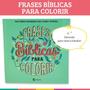 Imagem de Frases Bíblicas Para Colorir Lettering Livro Culturama