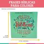 Imagem de Frases Bíblicas Para Colorir Lettering Livro Culturama