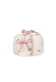 Imagem de Frasqueira Térrmica Lyssa Baby coleção laços cor marfim com ala e lao rosé