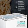 Imagem de Freezer Expositor Horizontal EOS 120 Litros Eco Gelo com Tampa de Vidro EEH120XX 110V