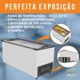 Imagem de Freezer Horizontal Congelador NF55 Expositor Com Tampa De Vidro Metalfrio 220 V