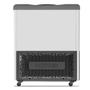 Imagem de Freezer Horizontal Porta de Vidro 505 Litros Metalfrio NF55S Branco 220v