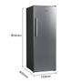 Imagem de Freezer Refrigerador e Conservador Vertical HQ Frost Free 330 Litros Prata HQ-330FV/RFF 127V