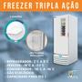 Imagem de Freezer Vertical Tripla Ação Conservador Refrigerador VF55FT Visa Cooler Metalfrio