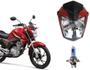 Imagem de Frente Farol Vermelho Cg Titan 160 + Lâmpada Scud H4 Azul 2017 Até 2021