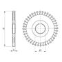 Imagem de Fresa Circular, Corte de 3 Lados Dentado Extra Fino 100 x 5 x 32 x 40 - DIN 1834 BN - 1203