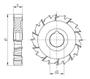 Imagem de FRESA CIRCULAR D1834 B 2.1/2x3/32 - SOCINFE