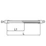 Imagem de fresa corte reto 4x32 router cnc mdf acm - 2 cortes
