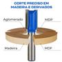 Imagem de Fresa Reta Paralela 6Mm Haste 8Mm Metal Duro Tupia Madeira