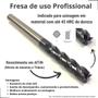 Imagem de Fresa Topo Reto 10 mm, 2 cortes, Haste 10 x 100mm(+), Metal Duro 45 HRC (BuckPro: FTC45-2-10010100L)