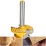 Imagem de Fresa Tupia Lock Miter 45 Graus Encaixe 6mm Móveis Corte Profissional
