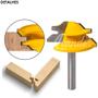 Imagem de Fresa Tupia Lock Miter 45 Graus Encaixe 6mm Móveis Corte Profissional