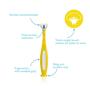 Imagem de FridaBaby Triple-Angle Toothhugger Training Toothbrush for Toddler Oral Care, Yellow