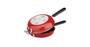 Imagem de Frigeideira Dupla Cuisinart Antiaderente Vermelho 25 Cm Fp2-24r