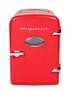 Imagem de Frigidaire EFMIS175-RED Mini Frigorífico Portátil-Retro Extra Grande 9-Can Travel Compact Refrigerator, RED