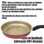 Imagem de Frigideira 20cm Belissima Cereja Com Dourado  Alumi-Aço Linha Premium J4TECH Alumínio Antiaderente Teflon Ultra Resistente 