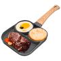 Frigideira 3 em 1 Antiaderente Para Ovo Carne e Hambúrguer - RELET Imagem de Frigideira 3 em 1 Antiaderente Para Ovo Carne e Hambúrguer