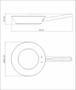 Imagem de Frigideira Aço Inox Com Revestimento Antiaderente 24cm Ventura
