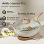 Imagem de Frigideira Antiaderente De 10'' 11'' Com Tampa, Compatível Com Indução, Alça Auxiliar, Livre De