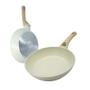 Imagem de Frigideira Creme Antiaderente Ceramic Indução Fundo Triplo 20cm